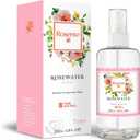 Rosense Glass Bottle Rosewater Hydrating Facial Toner/Rose Water Face Mist 6.8 Oz