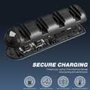 Portable Charging Dock Station for Nintendo Switch 2 Joycon Controller, FANPL Mini Fast Charger Stand for 4 Joy con 2 with Charging Indicator and Type C Charging Cable