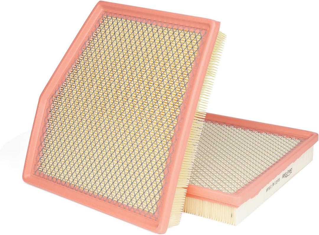 2-Pack Engine Air Filter Fits for 2026-17 Chrysler Pacifica, 2026-20 Voyager, 2026-21 Grand Caravan Air Filter Replacement 68214516AA Car Accessories