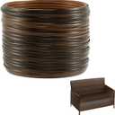 Biggun 230ft Wicker Repair Kit - Rattan Patio Chair Sofas Repair Supplies for Outdoor Lawn Furniture, Premium New Materials Basket Weaving Webbing Replacement Parts