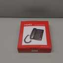 Y043 Corded Landline Telephone for Home, Caller ID/Call Waiting, Easy-to-Use, Speaker, Display, Desk Phone Only (Off-White)