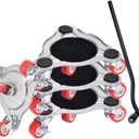 4 Pack Triangle 4 Wheels Furniture Movers Furniture Dolly Load Capacity Mover Dollys for Moving Heavy Furniture Grand Piano Table 800 LB Max Load Capacity