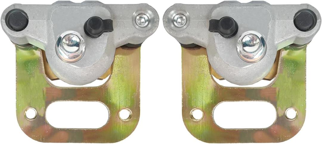 Front Left Right Brake Calipers Set with Pads Compatible with Polaris ATV Sportsman 400 500 Big Boss 350L/400L/500 6X6 Magnum 425 4X4 Trail Boss 350L 4X4 Xplorer 400 Part # 1910309 1910310