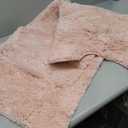 Pink Luxury Bathroom Rugs Set 3 Piece, Shaggy Bath Mats for Bathroom Non-Slip, Soft Shaggy Absorbent Microfiber Bath Mat, Machine Washable, Plush Bathmat Runner Carpet, Thick Fluffy Plush Floor Mat (20"x32"+16"x24"+ U Shape20"x20")