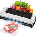 [Updated 2025] Bonsenkitchen Vacuum Sealer Machine + 40 Vacuum Bags, Fast-Compact/Multi-Functional Food Vacuum Sealer with External Vacuum System, Single Machine