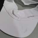 Sport Sun Visor Hat for Women Men - Lightweight Stretchy Polyester Spandex Quick Dry Sweatband Wrinkle Resistant White Black, M