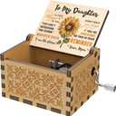 Gossby Gift for Daughter- You are My Sunshine Music Box - Daughter Gift from Mom, Dad - Mothers Day, Christmas, Birthday Gift for Daughter - Daughter Gift Idea - to My Daughter Gift