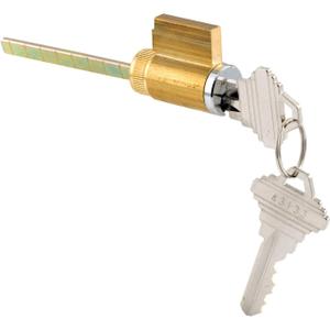Prime-Line E 2103 Cylinder Lock, 1-1/4 In., Schlage Shaped Keys (Single Pack)