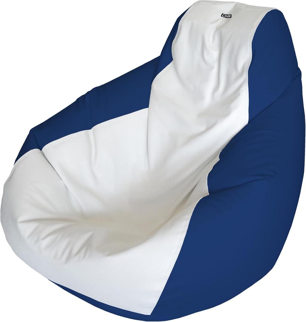 Teardrop Marine Beanbag (Medium, Multi) (White/Dark Blue)