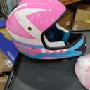 Youth Dirt Bike Helmet DOT Certified - Full Face Motorcycle Helmet for Off-Road, ATV, Street Riding, Includes Adjustable Goggles & Protective Gloves Medium