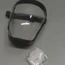 Super Protective Face Shield,Anti Fog Mask,Adult Clear Face Shield,Plastic Face Mask （Black）
