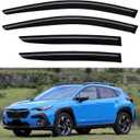 Window Visors Rain Guards for 2024 2025 2026 Subaru Crosstrek & Subaru Impreza, Out-Channel Window Vent Wind Deflectors Visors Shades for 24 25 26 Crosstrek/Impreza