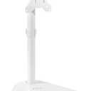 VIVO Single Monitor Desk Stand, Holds Screens up to 32 inch Regular and 38 inch Ultrawide, Freestanding VESA Steel Mount Base, Adjustable Height, Tilt, Swivel, Rotation, White, STAND-V001HW (18" Tall)