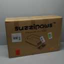 Enclosed Stainless Steel Cat Litter Box with Lid Extra Large Litter Box for Big Cats XL Metal Litter Pan Tray with High Wall Sides Enclosure, Non-Sticky, Anti-Leakage, Easy Cleaning