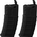 AR Series Gel Splatter Blaster Electric Magazine(2pcs) - for Ages 15+(Black)