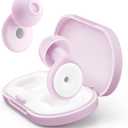 4 Sizes of Eartips Silicone Soft Reusable EarPlugs, for Sleep Concert Noise Sensitivity with Case
