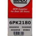 Bando USA 6PK2180 OEM Quality Serpentine Belt