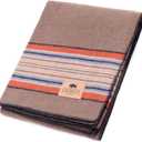 Chubbuck 100% Wool Blanket Camping (60" x 84") - Large Warm Blanket for Camping, Emergency, Outdoor Concerts and Home Use - Fire Retardant, Soft and Warm Blankets for Winter (Forest)