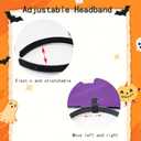 9PCS Halloween Headbands For Women & Kids - Cute Party Headband Accessories For Costume, Festival, Holiday Celebration - Fun Halloween Hair Band For Adults & Children