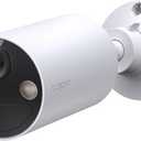 TPLink  Wireless Outdoor Security Camera, 1080P, Up to 180 Days of Battery Life, Free Person Detection, SD/Cloud Storage, Spotlight Color Night Vision, No Hub Needed, Works w/Alexa, Tapo C402