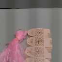 Sohapy 50Pcs Candy Boxes Kraft Paper Candy Bag Gift Box Baby Shower Favor for Baby Cute Birthday Decoration Shower Party decoration Supplies (Pink)