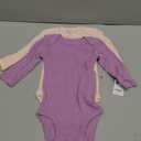 Carter's Unisex-Baby 2-Pack Long Sleeve Bodysuits (6 Months, Solid Pastel)