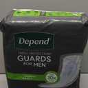 Depend Guards Incontinence Pads for Men, Maximum Absorbency, 52 Count