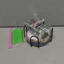 9 Pcs Diamond Art Coasters Kits for Adults with Holder, 5D DIY Gnomes Theme Diamond Pinting Coaster Gifts Acrylic Non Slip Coaster with Cork Pads for Tabletop Protection 10X10CM