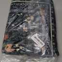 Runner Rug for Kitchen Rug Non Slip 2'x6' Washable Rugs with Rubber Backing Soft Vintage Floral Botanical Carpet Runner for Kitchen, Laundry, Bedroom, Bathroom, Black