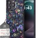 COCOMII Rectangle Case for iPhone 12/12 Pro, Compatible with MagSafe, Nebula Abalone Shell