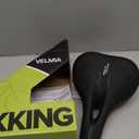 Velmia Bicycle Saddle - Comfortable Saddle for Men and Women - 3 Zone Concept - Waterproof Bicycle Seat with Ergonomic Design