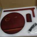 Yarn Holder for Crocheting and Knitting, Wooden Magnetic Yarn Spinner Rotating Holder with Crochet Hooks and Needles, Phone Stand and Storage Organizer, Ideal Gift for Knitting Lovers