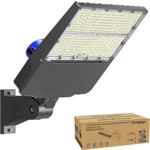 LED Parking Lot Light 240W, UL Listed 36000LM 5500K Light with Dusk to Dawn Photocell, Adjustable Arm Mount, IP66 Waterproof, Commercial LED Area Security for Parking Lot, Roadway