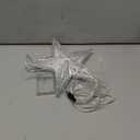 Christmas Tree Topper Star Warm White Light,Star Tree Topper for Christmas Tree Decoration Xmas Tree Topper with 30 LED Lights Battery and USB Powered 8.7 Inch