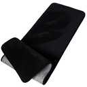 Black Memory Foam Bathroom Runner Rug Long Narrow Bath Mat Non Slip Soft Absorbent Washable Plush Microfiber Bathrug，24" x 72"