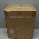 Coldew Baby Bath Seat for Babies 6 Months & Up, Non-Slip Toddler Bath Seat for Baby Sitting Up, Safe Baby Bath tub Seat with Suction Cups, Soft Cushion, Baby Bath Chair Gray