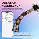Photo Stick Flash Drive,LONGWIND 512GB USB 3.0 High Speed Thumb Drive,USB Memory Stick Portabl External Easy Backup Photo Storage for Phone/Android/PC/Laptop/Tablet (Silver)