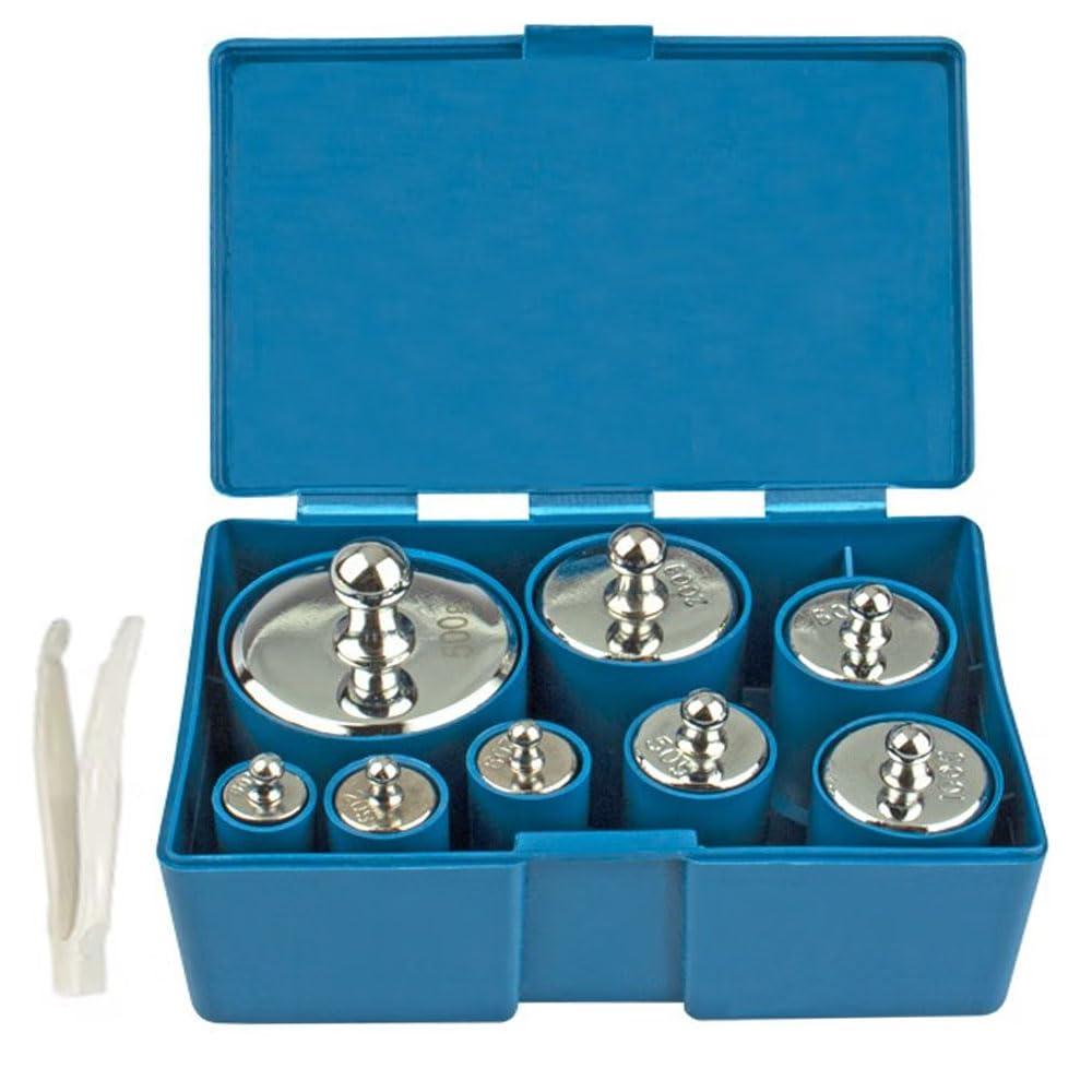Calibration Weigh 10g 20g 50g 100g 200g 500g 8PCs/Set Total 1kg,M1 High Precision Scale Weights, for Digital Scale, Kitchen Scale (10g-500g)