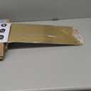 Panther Armor 8x34 Inch Gold Kick Plate, 1mm Thick Stainless Steel, Anti-Corrosive Metal for Dog Scratching, Door Protector, Durable Bottom Plate