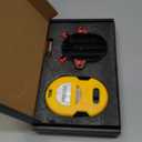 PREXISO Multi Surface Laser Level LED Light Vial, 30Ft Horizontal & Vertical Line Laser with Wall Mount Base, 2 Pins, 10 Sticker, 2 AA Batteries for Hanging Frames & Picture, Construction Wall Writing