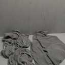 H.VERSAILTEX Super Stretch Individual Seat Cushion Covers - 3 Piece Sofa Cushion Covers in Dove, Thick Jacquard Textured Twill Fabric