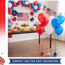 6 Pcs Star Balloon Weights Red White Blue Balloon Weights 130 g 4.33" x 3.94" Each Party Table Holders for 4th of July Independence Day 250th Patriotic Anniversary Flag Day Decorations