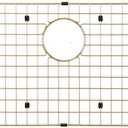 Starstar Sinks Protector Matte Gold 304 Stainless Steel Kitchen Sink Bottom Grid, Rack (30 L x 17 W), Medium