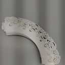 Cupcake Wrappers, KPOSIYA 100 Pack Cupcake Wraps Filigree Artistic Bake Cake Paper Cup Little Vine Laser Cut Liner Baking Cups Muffin Case Trays for Wedding Party Birthday Decoration (100, White)