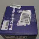 Bed Sheet Holders for Corners: 4 Pack Twist-Cap Clips Keep Sheets Tight Heavy-Duty Grippers Quick Install Fits All Mattresses (White)