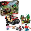 LEGO Jurassic World Raptor Off-Road Escape Dinosaur Toy - Building Playset with Dinosaur Action Figures, Jurassic World Toy for Boys & Girls, Ages 6+ - Gift Idea for Birthdays - 76972