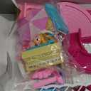 TEMI Villa Toys for 3 4 5 6 7 8 Years Old Girls - 4 Storeys 10 Rooms, Indoor Playset with 2 Dolls Figures, Furniture and Accessories, Pretend Girls Plays, Building Toys, Gifts