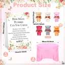 Soulchen 34 Pcs Baby Shower Games Bridal Shower Games Funny Activities with Bears Included Funniest Game for Women or Men How Many Plushies Can You Catch in Your Diaper