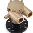Crankshaft Mounted Water Pump 857451 856513 841640 F6B-9 For 1979-1993 Volvo Penta OMC V8 Johnson 10-24930-01 10248051 102494601 Marine Sherwood P105 Jabsco 50410-1201 Indmar 685001 10-24232-1 3860703