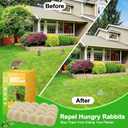 36 Pack Natural Rabbit Repellent Outdoor, Peppermint Oil Rabbit Repellent Wild Rabbits Deterrent for Plant Patio Garden Outdoor Farm, Pet and Human Safe